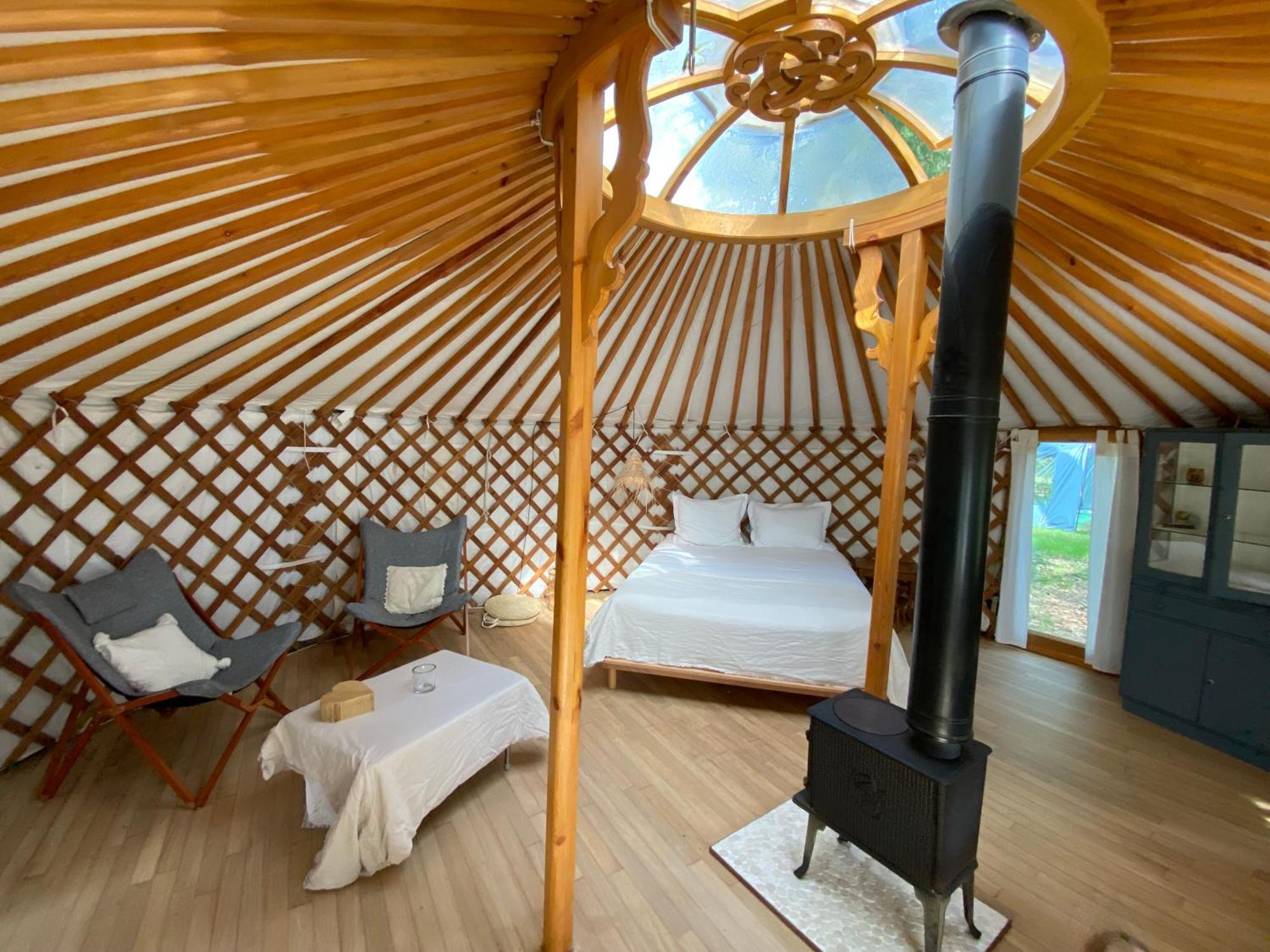 Ons Yurt Huisje In Het Bos Hollandsche Rading Esterno foto