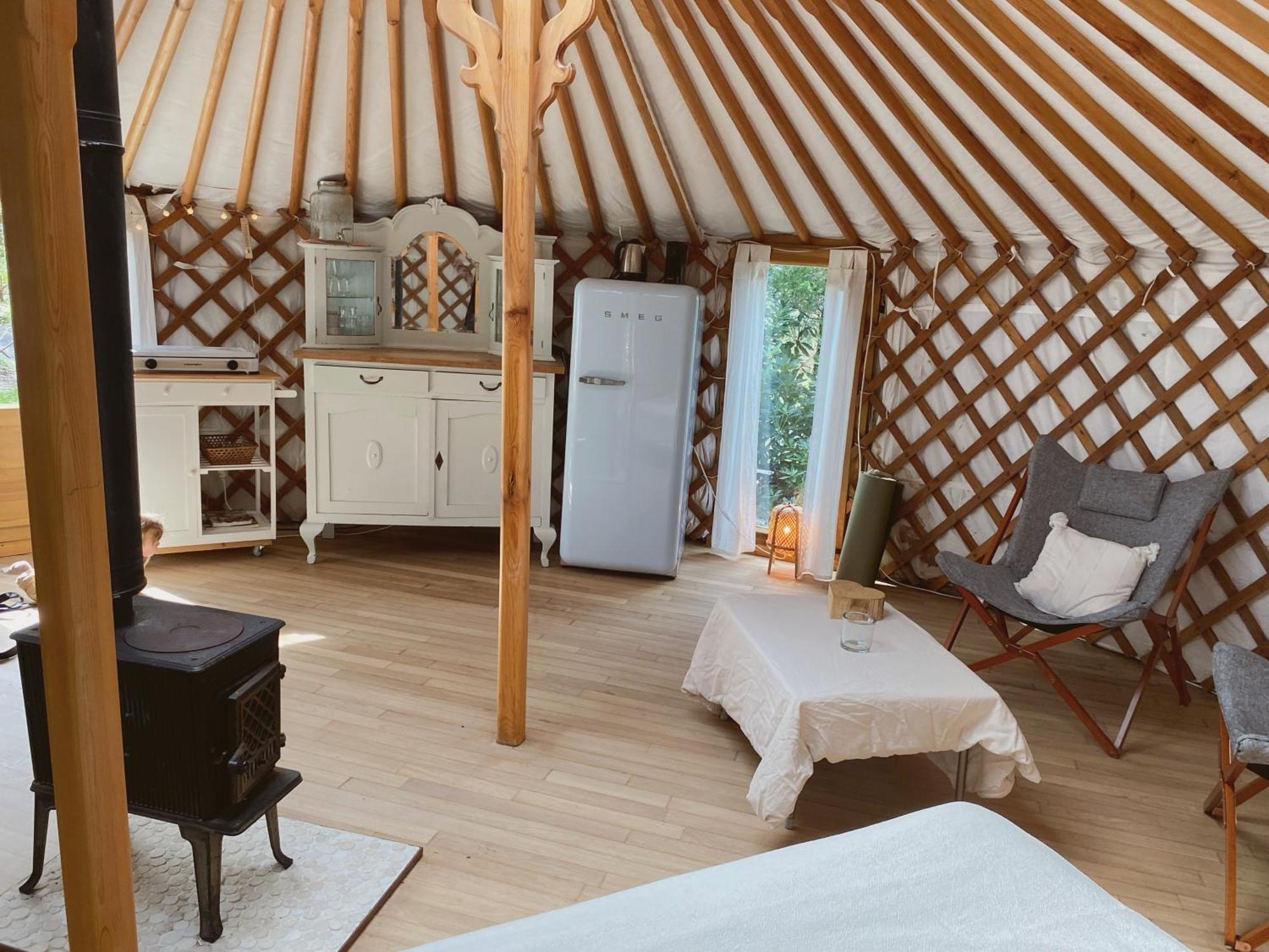 Ons Yurt Huisje In Het Bos Hollandsche Rading Esterno foto