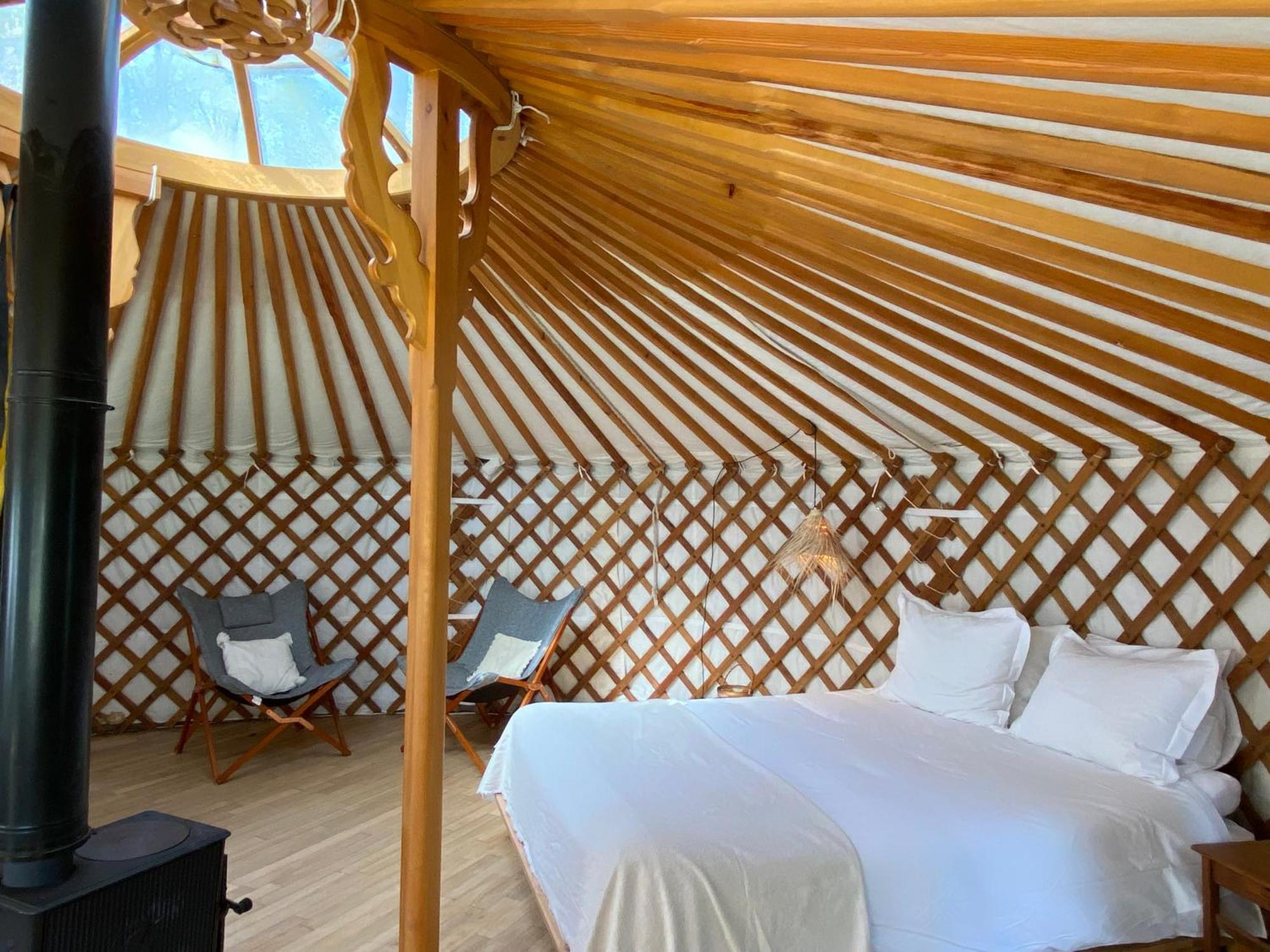 Ons Yurt Huisje In Het Bos Hollandsche Rading Esterno foto